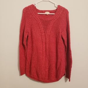 Maison Jules Cable Knit Sweater